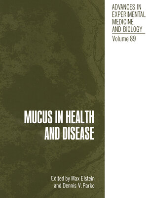 cover image of Mucus in Health and Disease